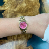  Shop Authentic Michael Kors Lexington Quartz Pink Dial Gold Steel Strap Watch For Women - MK3270 - Luxxuri
