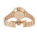 Swarovski Crystalline Chic Analog Black Dial Rose Gold Steel Strap Watch for Women - 5544587