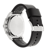  Shop Authentic Fossil Modern Machine Chronograph Black Dial Black Leather Strap Watch for Men - FS4928 - Luxxuri