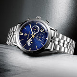  Shop Authentic Maserati Ricordo Chronograph Blue Dial Silver Steel Strap Watch For Men - R8873633001 - Luxxuri