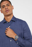  Shop Authentic Tommy Hilfiger Chase Quartz Grey Dial Silver Mesh Bracelet Watch For Men - 1791484 - Luxxuri