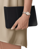  Shop Authentic Tissot Bellissima Lady Small Mother of Pearl Dial Two Tone Steel Strap Watch For Women - T126.010.22.013.01 - Luxxuri