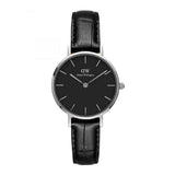  Shop Authentic Daniel Wellington Classic Petite Reading Black Dial Black Leather Strap Watch For Women - DW00100235 - Luxxuri