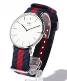  Shop Authentic Daniel Wellington Classic Oxford White Dial Two Tone Nylon Strap Watch For Men - DW00100015 - Luxxuri