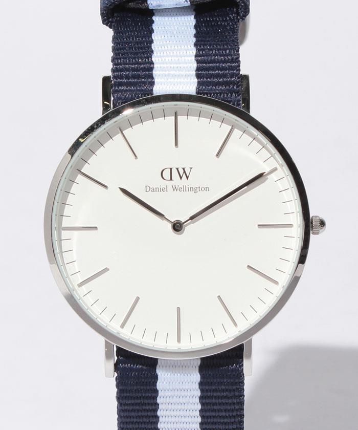  Shop Authentic Daniel Wellington Classic Glasgow White Dial Two Tone NATO Strap Watch For Men - DW00100018 - Luxxuri