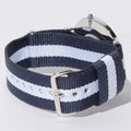  Shop Authentic Daniel Wellington Classic Glasgow White Dial Two Tone NATO Strap Watch For Men - DW00100018 - Luxxuri