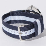  Shop Authentic Daniel Wellington Classic Glasgow White Dial Two Tone NATO Strap Watch For Men - DW00100018 - Luxxuri