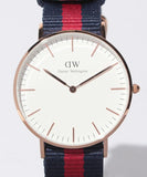  Shop Authentic Daniel Wellington Classic Oxford White Dial Two Tone NATO Strap Watch For Women - DW00100029 - Luxxuri