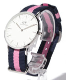  Shop Authentic Daniel Wellington Classic Winchester White Dial Two Tone Nylon Strap Watch For Women - DW00100049 - Luxxuri