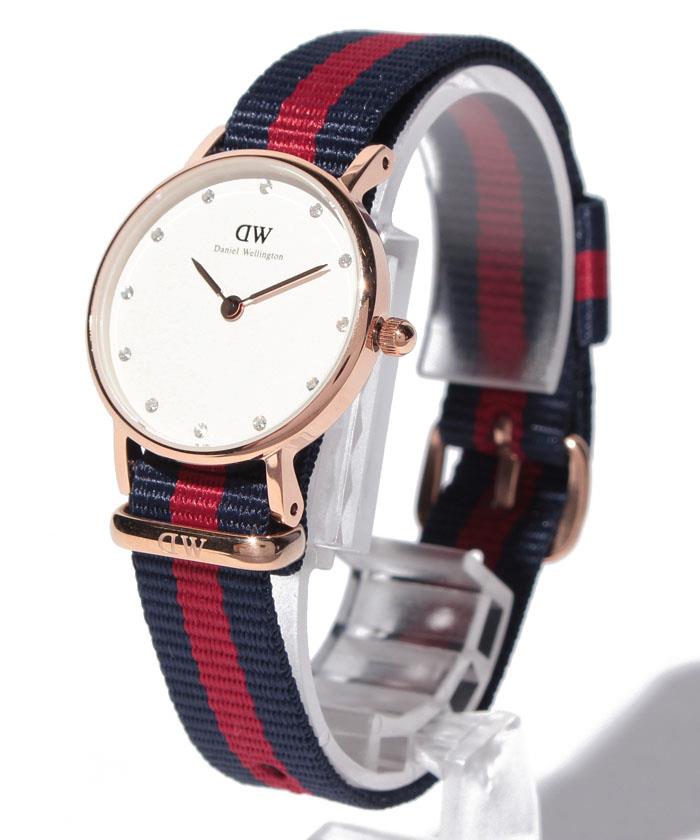  Shop Authentic Daniel Wellington Classy Oxford White Dial Two Tone Nylon Strap Watch For Women - DW00100064 - Luxxuri