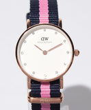 Shop Authentic Daniel Wellington Classy Winchester White Dial Two Tone NATO Strap Watch For Women - DW00100065 - Luxxuri