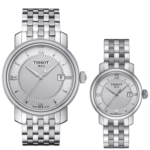 Shop Authentic Tissot T Classic Bridgeport Silver Dial Silver Mesh Bracelet Watch For Men - T097.410.11.038.00 - Luxxuri