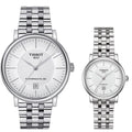  Shop Authentic Tissot T Classic Carson Premium Powermatic 80 White Dial Silver Steel Strap Watch For Men - T122.407.11.031.00 - Luxxuri