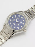  Shop Authentic Gucci G Timeless Quartz Blue Dial Silver Steel Strap Watch for Women - YA1265043 - Luxxuri