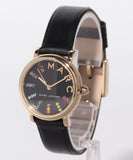  Shop Authentic Marc Jacobs Roxy Black Dial Black Leather Strap Watch for Women - MJ1592 - Luxxuri