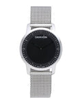  Shop Authentic Calvin Klein City Chronograph Black Dial Silver Mesh Bracelet Watch for Men - K2G2G121 - Luxxuri