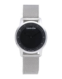  Shop Authentic Calvin Klein City Chronograph Black Dial Silver Mesh Bracelet Watch for Men - K2G2G121 - Luxxuri