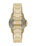  Shop Authentic Armani Exchange Cayde Analog Gold Dial Gold Steel Strap Watch For Men - AX2707 - Luxxuri