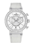  Shop Authentic Swarovski Citra Sphere Chronograph White Dial White Leather Strap Watch for Women - 5027127 - Luxxuri