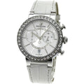  Shop Authentic Swarovski Citra Sphere Chronograph White Dial White Leather Strap Watch for Women - 5027127 - Luxxuri