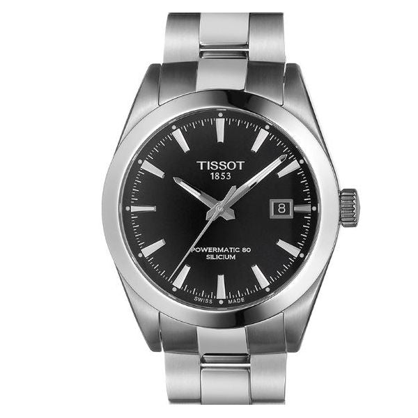  Shop Authentic Tissot Gentleman Powermatic 80 Silicium Black Dial Silver Steel Strap Watch For Men - T127.407.11.051.00 - Luxxuri