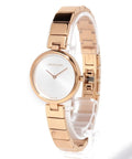  Shop Authentic Calvin Klein Authentic White Dial Rose Gold Steel Strap Watch for Women - K8G23646 - Luxxuri
