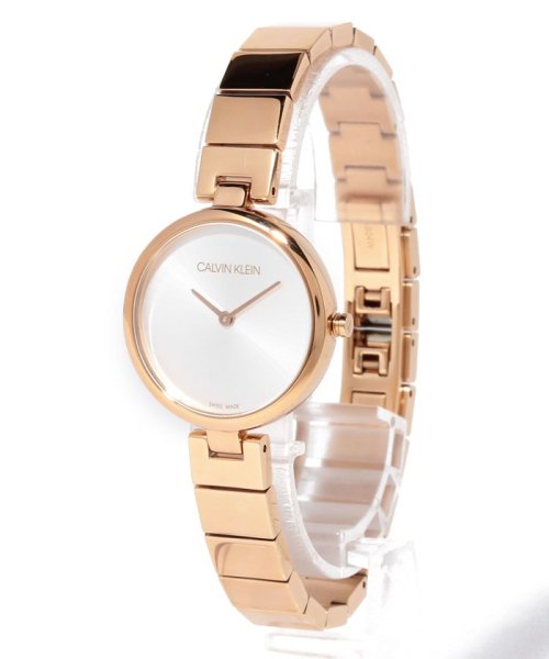  Shop Authentic Calvin Klein Authentic White Dial Rose Gold Steel Strap Watch for Women - K8G23646 - Luxxuri