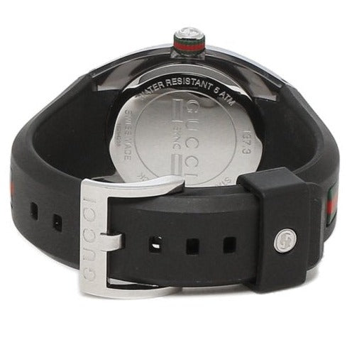  Shop Authentic Gucci Sync Quartz Black Dial Black Rubber Strap Watch For Men - YA137301 - Luxxuri