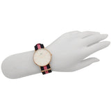  Shop Authentic Daniel Wellington Classic Winchester White Dial Three Tone Nylon Strap Watch For Women - DW00100033 - Luxxuri