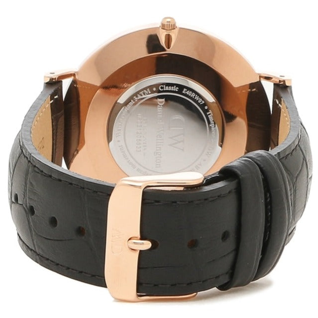  Shop Authentic Daniel Wellington Classic Reading White Dial Black Leather Strap Watch For Men - DW00100014 - Luxxuri