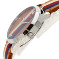  Shop Authentic Gucci G Timeless Quartz Brown Dial Brown Leather Strap Watch For Men - YA1264078 - Luxxuri