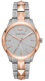  Shop Authentic Michael Kors Runway Mercer Crystals Silver Dial Two Tone Steel Strap Watch For Women - MK6716 - Luxxuri