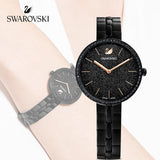  Shop Authentic Swarovski Cosmopolitan PVD Black Dial Black Steel Strap Watch for Women - 5547646 - Luxxuri