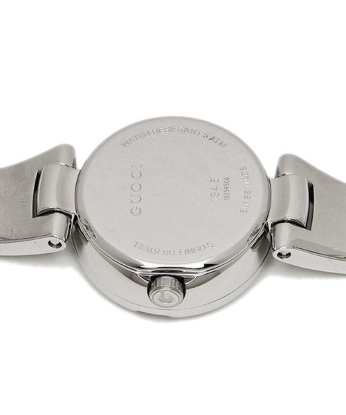  Shop Authentic Gucci Guccisima Quartz Black Dial Silver Steel Strap Watch For Women - YA134501 - Luxxuri