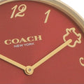 Coach Perry Red Dial Red Leather Strap Watch for Women - 14503722