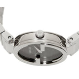  Shop Authentic Gucci Interlocking G Quartz Black Dial Black Steel Strap Watch For Women - YA133502 - Luxxuri