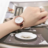  Shop Authentic Calvin Klein Impetuos Silver Dial Rose Gold Steel Strap Watch for Women - K4F2N616 - Luxxuri
