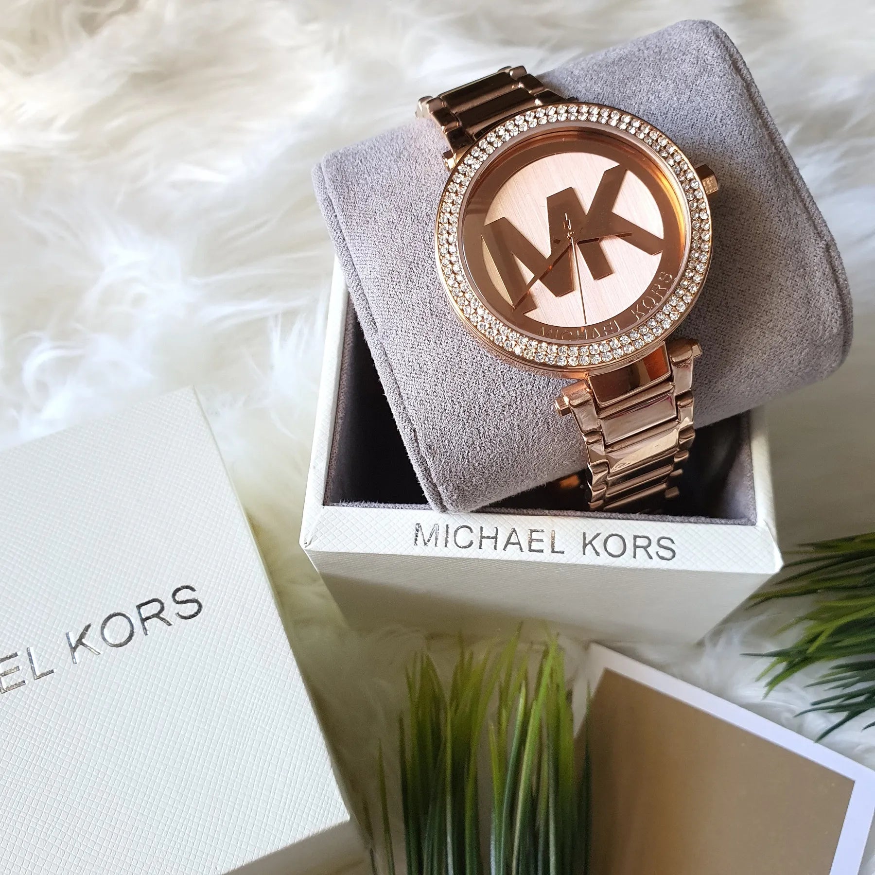  Shop Authentic Michael Kors Parker Rose Gold Dial Rose Gold Steel Strap Watch for Women - MK5865 - Luxxuri