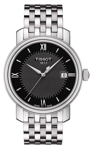  Shop Authentic Tissot T Classic Bridgeport Black Dial Silver Steel Strap Watch For Men - T097.410.11.058.00 - Luxxuri