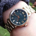  Shop Authentic Marc Jacobs Baker Green Dial Gold Steel Strap Watch for Women - MBM3245 - Luxxuri
