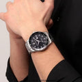  Shop Authentic Maserati SFIDA Quartz Black Dial Stainless Steel Watch For Men - R8853140002 - Luxxuri