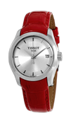  Shop Authentic Tissot Couturier Lady Silver Dial Red Leather Strap Watch for Women - T035.210.16.031.01 - Luxxuri