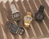  Shop Authentic Fossil Retro Digital Black Dial Black Steel Strap Watch for Men - FS5846 - Luxxuri