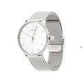  Shop Authentic Calvin Klein White Dial Silver Mesh Bracelet Watch for Women - K8M21126 - Luxxuri