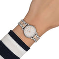  Shop Authentic Marc Jacobs Baker White Dial Two Tone Steel Strap Watch for Women - MBM3331 - Luxxuri