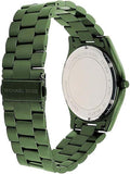  Shop Authentic Michael Kors Slim Runway Quartz Black Dial Green Steel Strap Watch For Men - MK8715 - Luxxuri