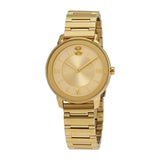  Shop Authentic Movado Bold Gold Dial Gold Steel Strap Watch For Women - 3600382 - Luxxuri