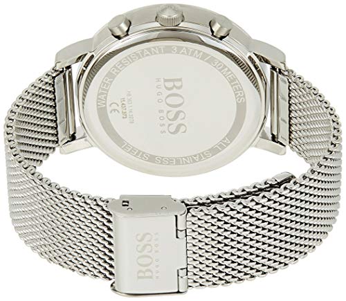  Shop Authentic Hugo Boss Spirit Brown Dial Silver Mesh Bracelet Watch for Men - 1513694 - Luxxuri