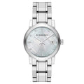  Shop Authentic Burberry The City Diamonds Silver Dial Silver Steel Strap Watch for Women - BU9125 - Luxxuri