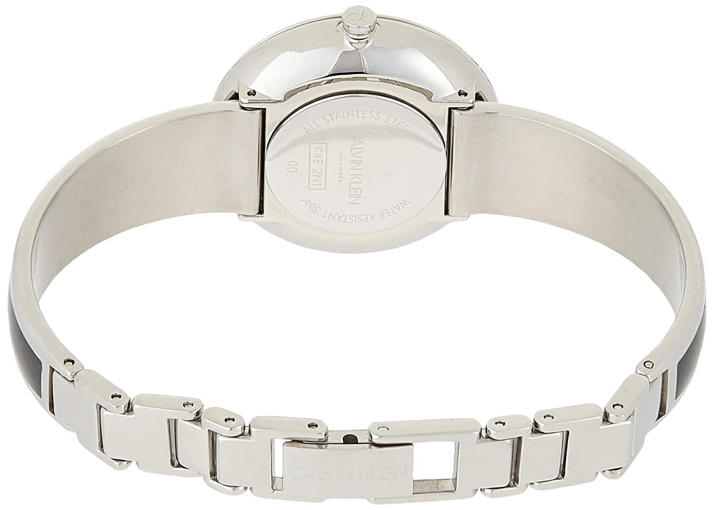  Shop Authentic Calvin Klein Seduce Black Dial Two Tone Steel Strap Watch for Women - K4E2N111 - Luxxuri